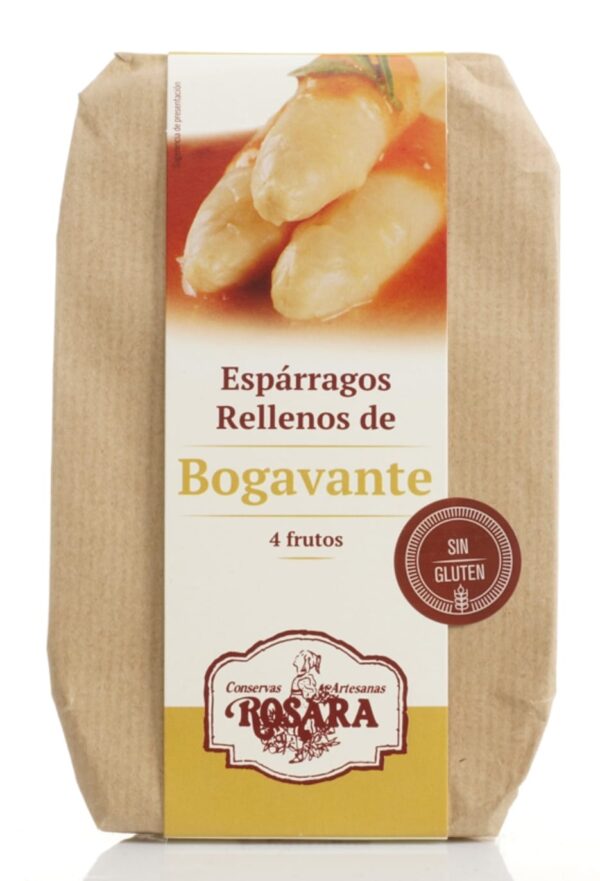 ESPARRAGOS RELLENOS DE BOGAVANTE