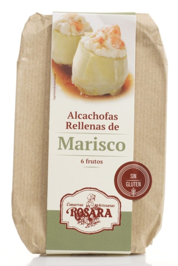 ALCACHOFAS RELLENAS DE MARISCO